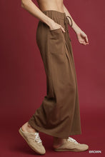 Load image into Gallery viewer, French Terry Wide-Leg Drawstring Pants