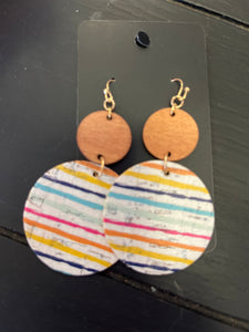 Striped Pattern Earring