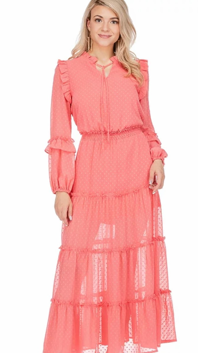 Ruffle Tier Maxi Dress