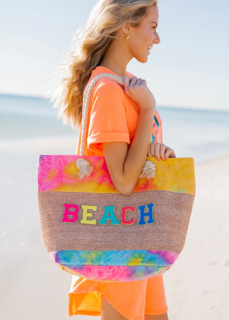 Tie Dye Beach Bag