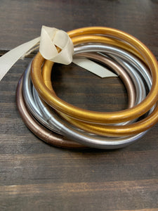 Tube Jelly Bangle Set