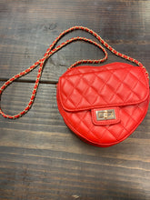 Load image into Gallery viewer, Quilted Heart Shape Crossbody