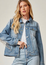 Load image into Gallery viewer, Denim Jacket With Sequin