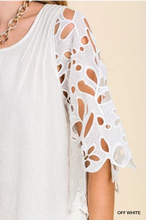 Load image into Gallery viewer, White Brocade Dress