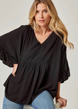 Load image into Gallery viewer, Ruffle Sleeve Blouse