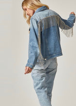 Load image into Gallery viewer, Denim Jacket With Sequin