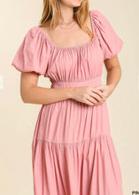 Load image into Gallery viewer, Pink Tiered Dress