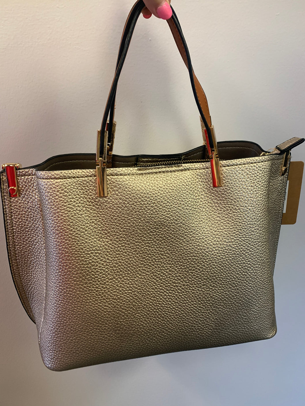 Gold Detailed Tote