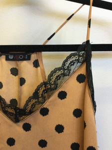 Polkadot Lace Cami